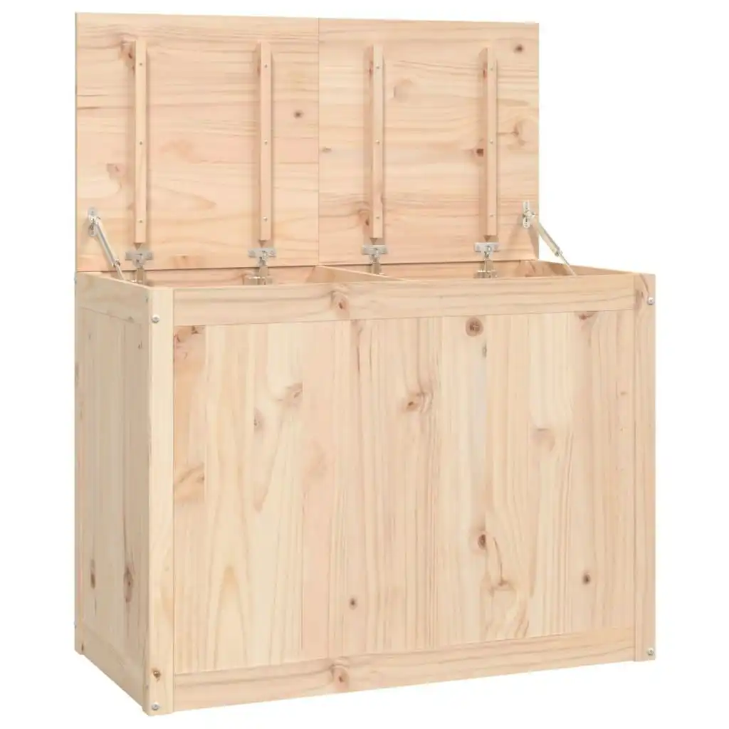 Laundry Box 88.5x44x66 cm Solid Wood Pine 823569