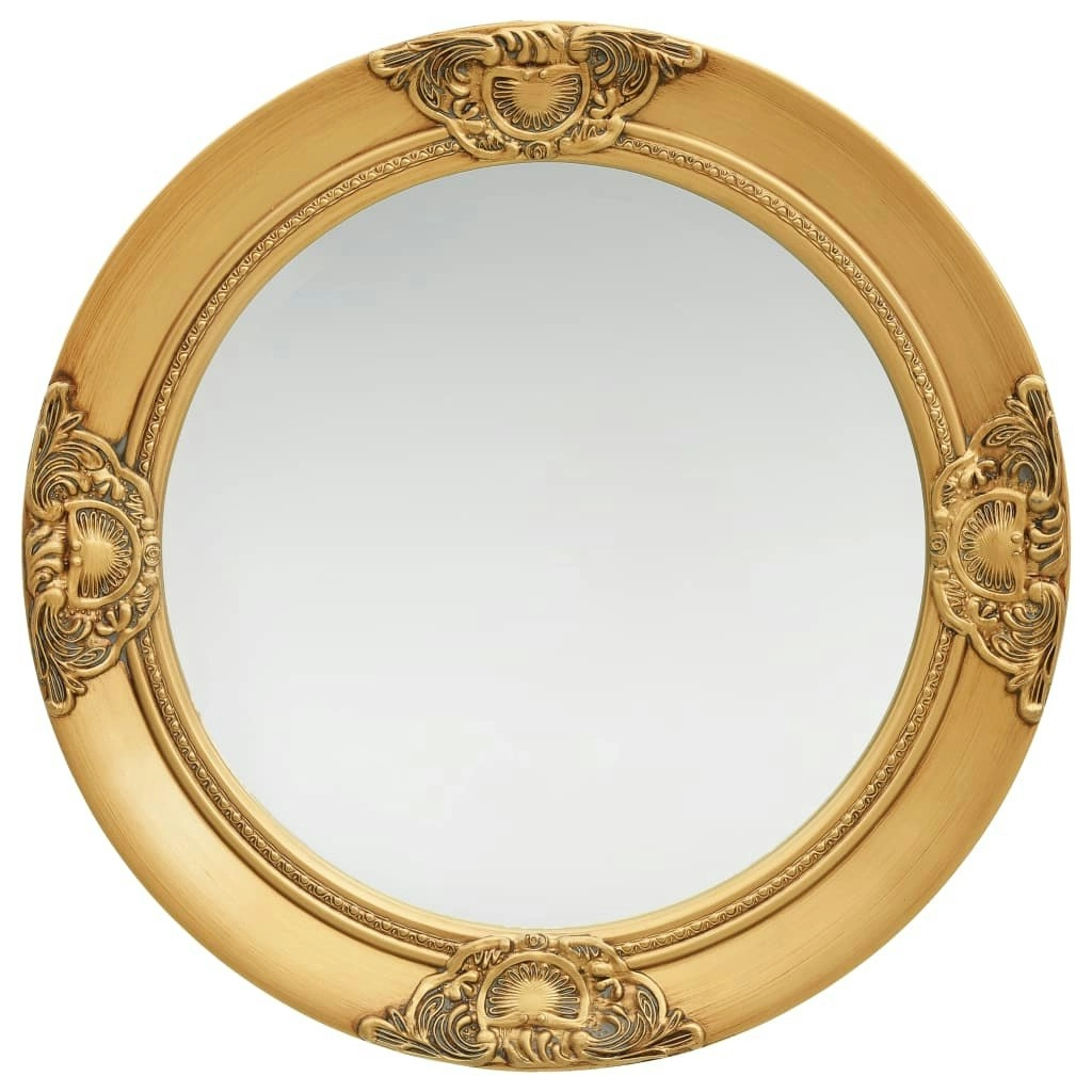 Wall Mirror Baroque Style 50 cm Gold 320345