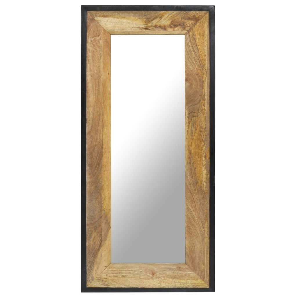 Mirror 110x50 cm Solid Mango Wood 321631