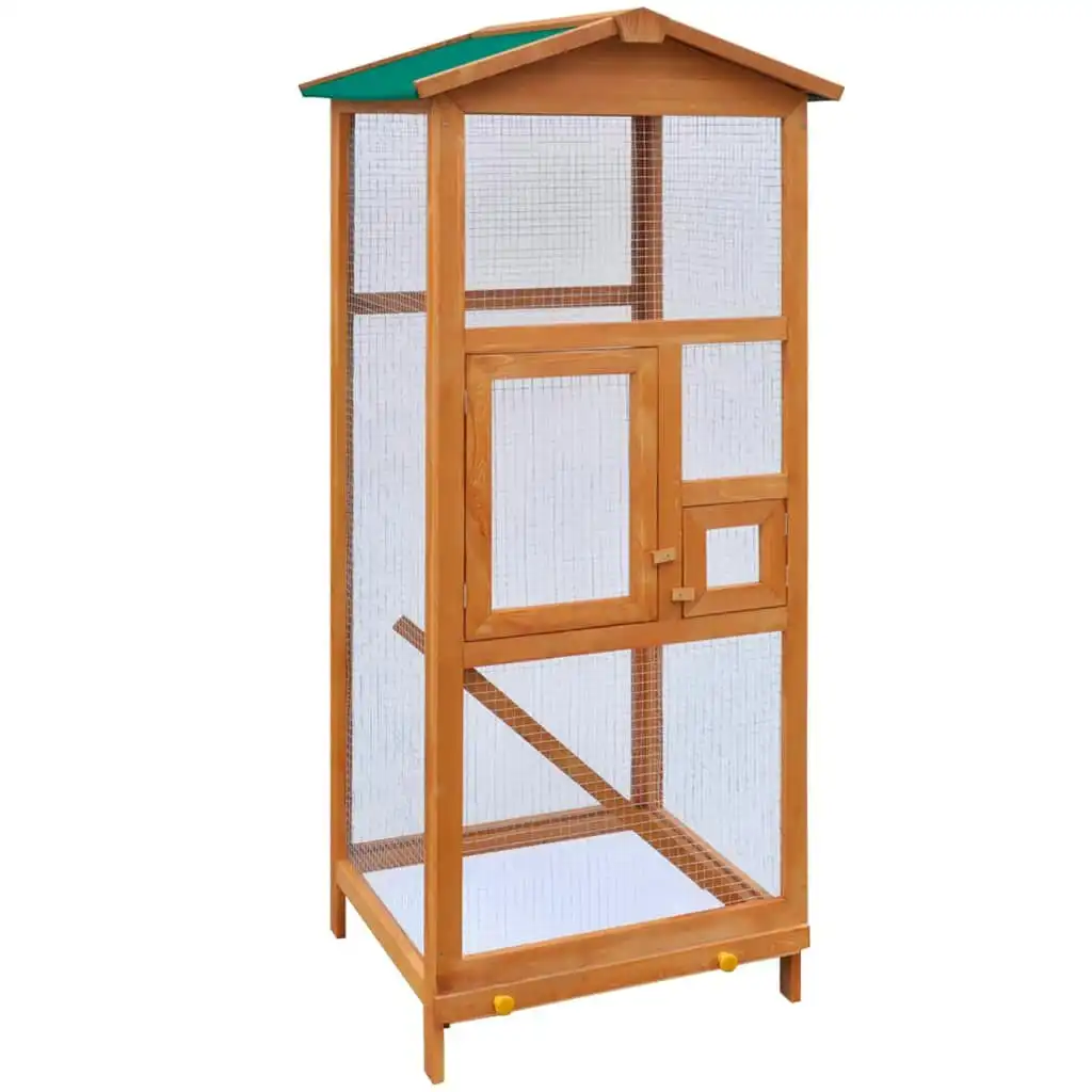 Bird Cage Wood 65x63x165 cm 170412