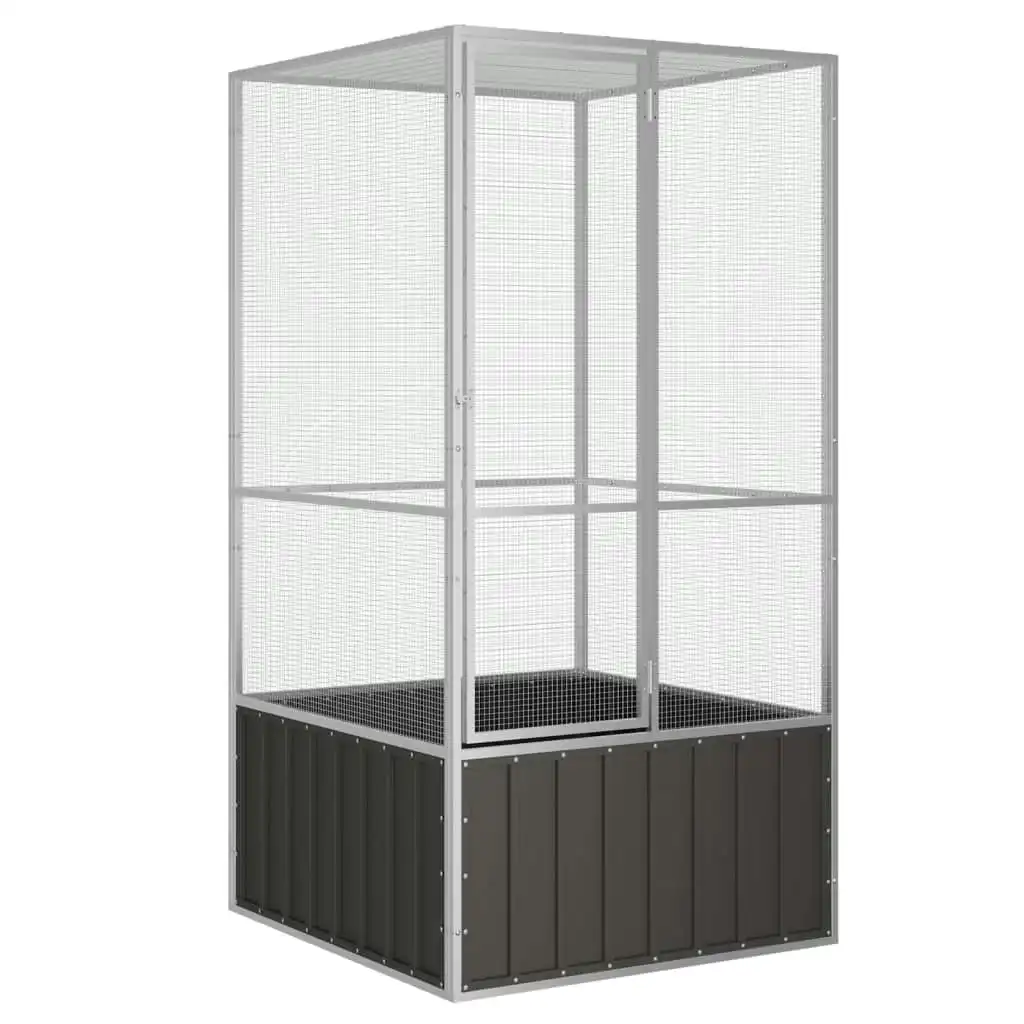 Bird Cage Anthracite 111x107x211.5 cm Galvanised Steel 171548