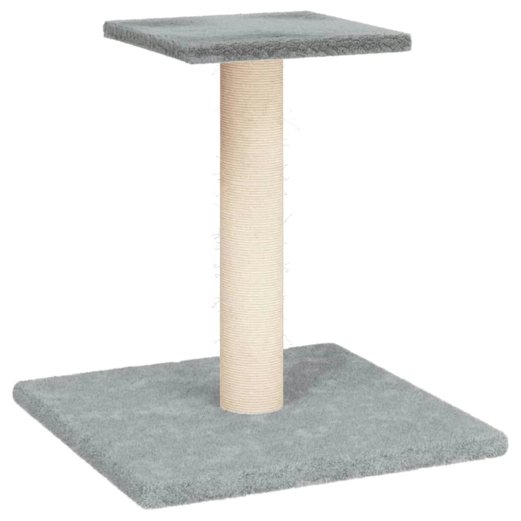 Cat Scratching Post with Platform Light Grey 38 cm 171736