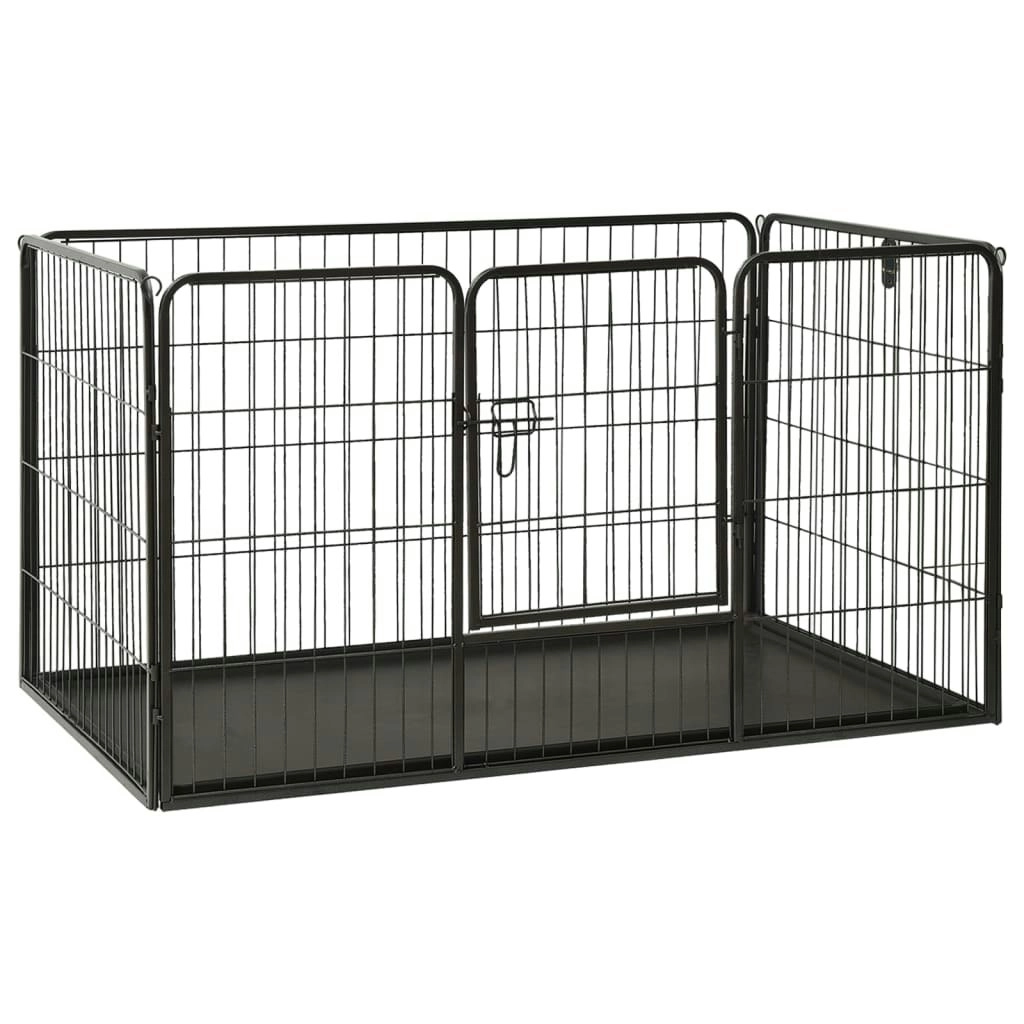 Puppy Playpen Steel 123x77.5x74.5 cm 170576