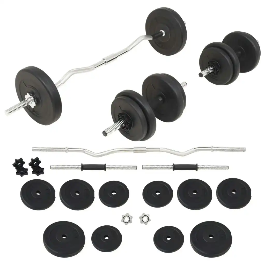 Barbell and Dumbbell Set 30 kg 91400