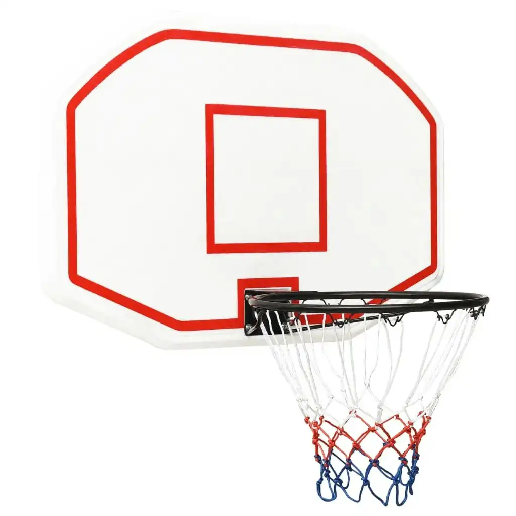 Basketball Backboard White 109x71x3 cm Polyethene 93662