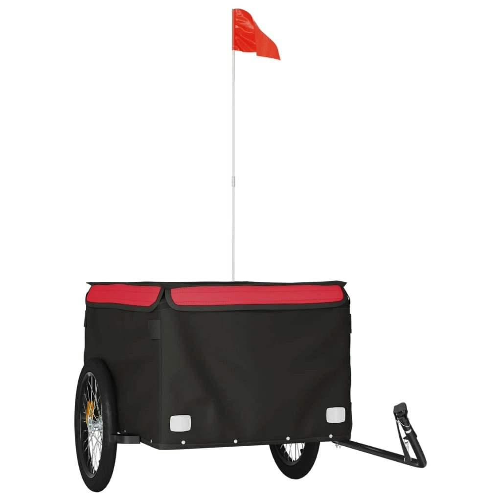 Bike Trailer Black and Red 45 kg Iron 94090