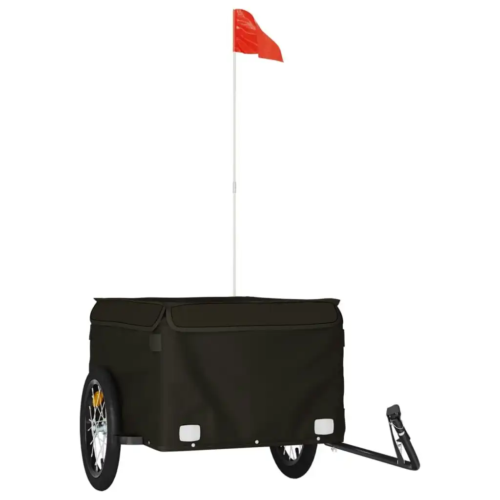 Bike Trailer Black 45 kg Iron 94087