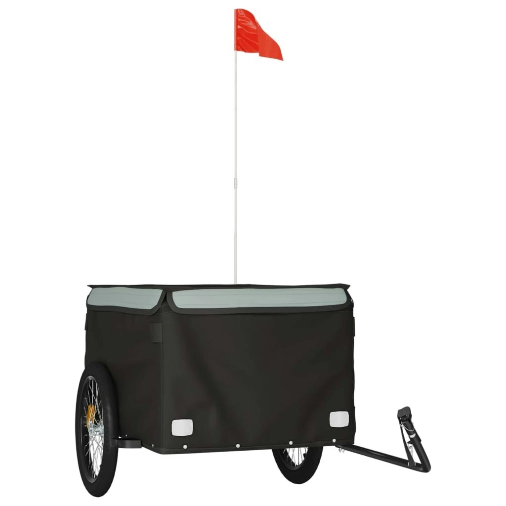 Bike Trailer Black and Grey 45 kg Iron 94091