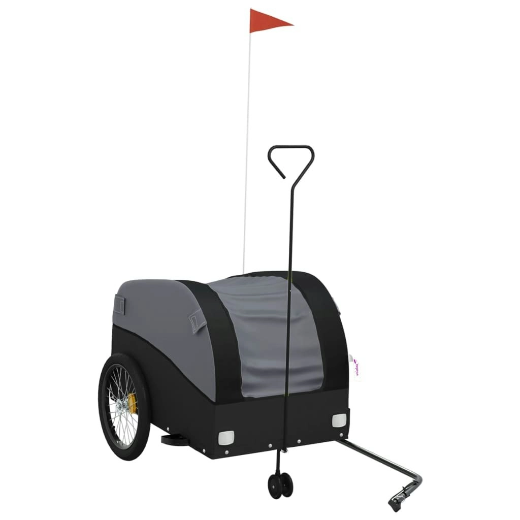 Bike Trailer Black 45 kg Iron 94157