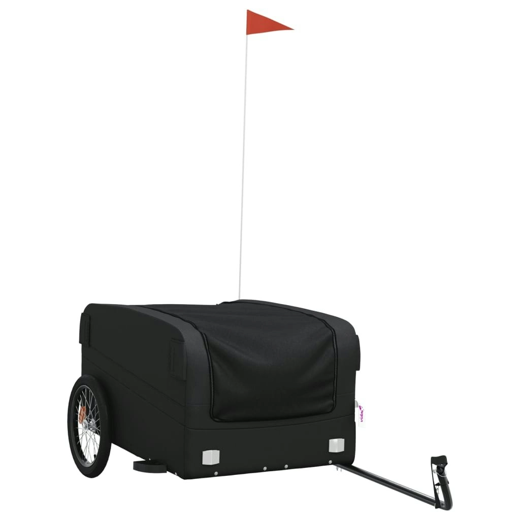 Bike Trailer Black 45 kg Iron 94052