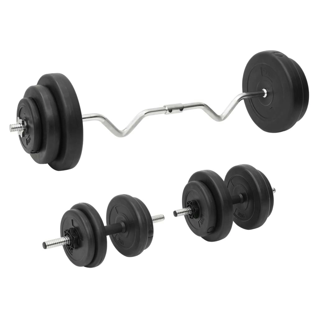 Curl Barbell and Dumbbell with Plates 60 kg 3145026