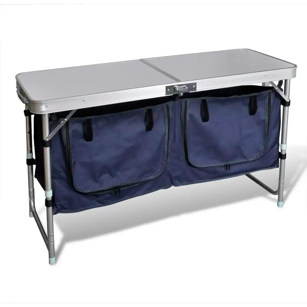 Foldable Camping Cupboard with Aluminium Frame 41331