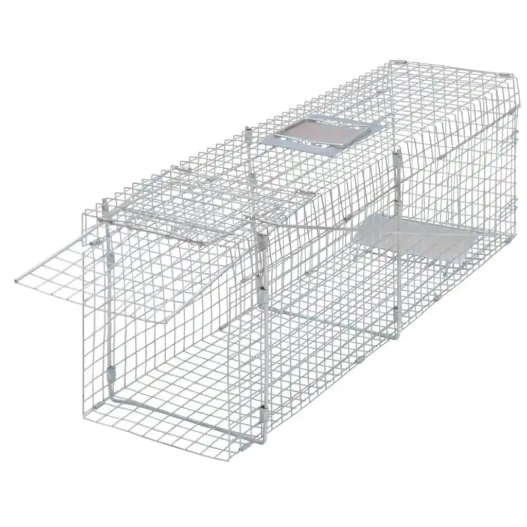 Galvanised Live Trap 100 cm 170238