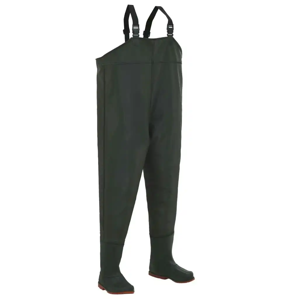 Wading Pants with Boots Green Size 46 133661