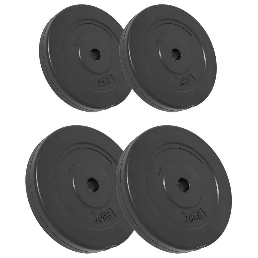 Weight Plates 4 pcs 30 kg Cement 93597