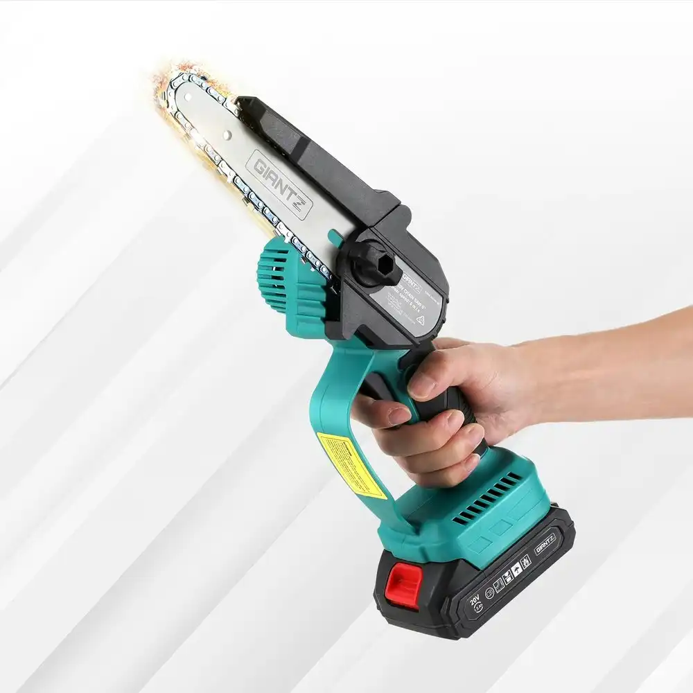 Giantz 6" Mini Cordless Electric Chainsaw Rechargeable Wood Cutter