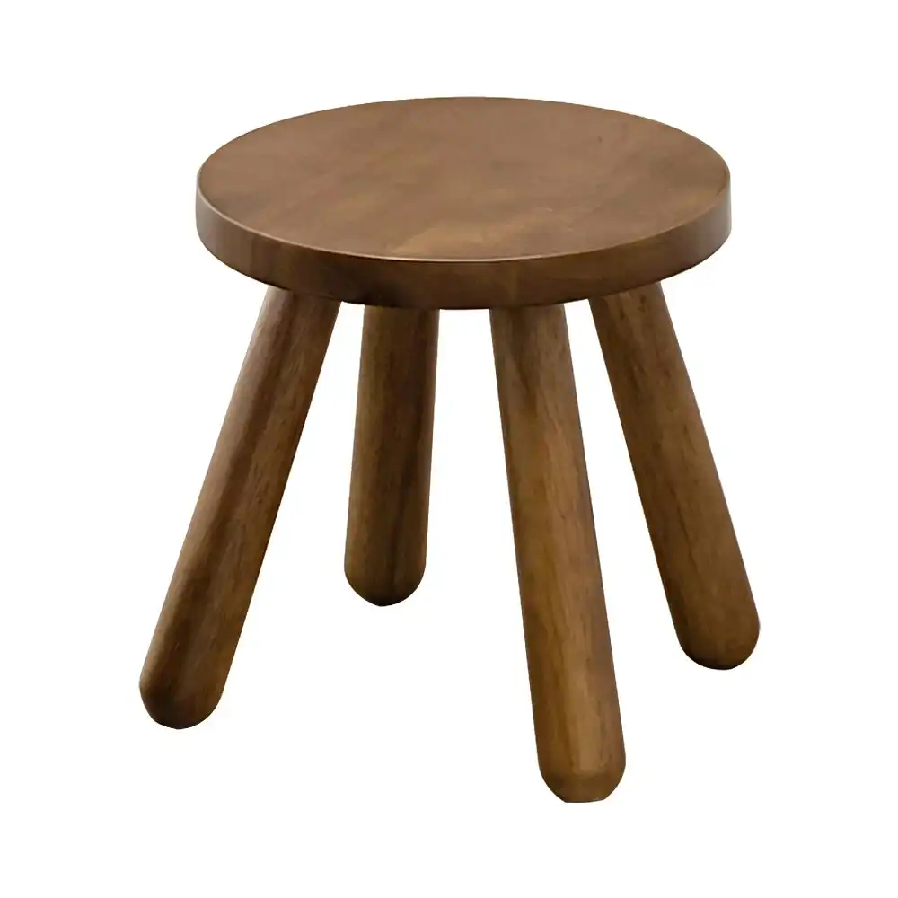 Furb 2 Kids Dining Chairs Round Chair Wooden Chair Home Furniture Walnut