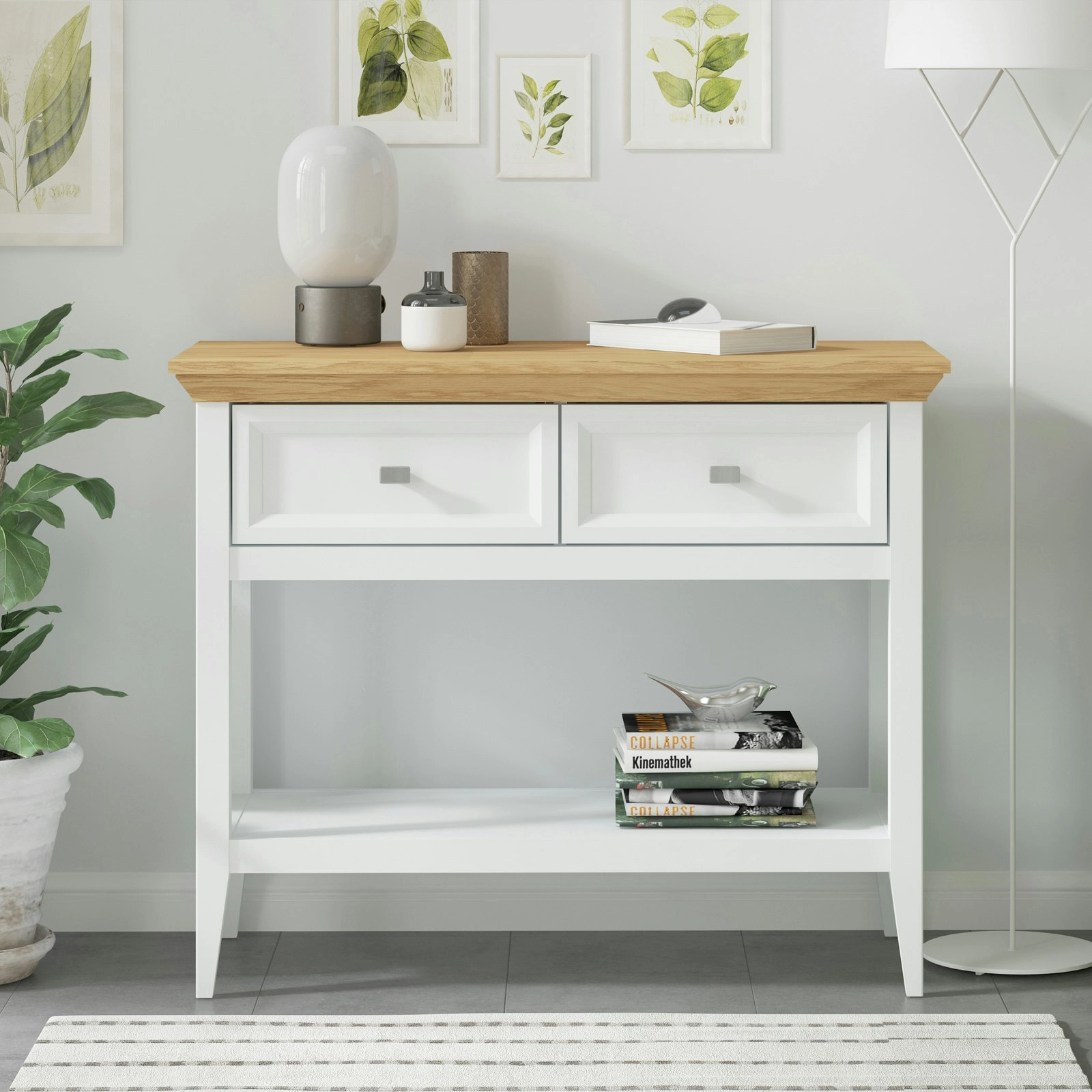 Coogee Console Table with 2 Drawers Stylish and Functional Entryway or Living Room Table