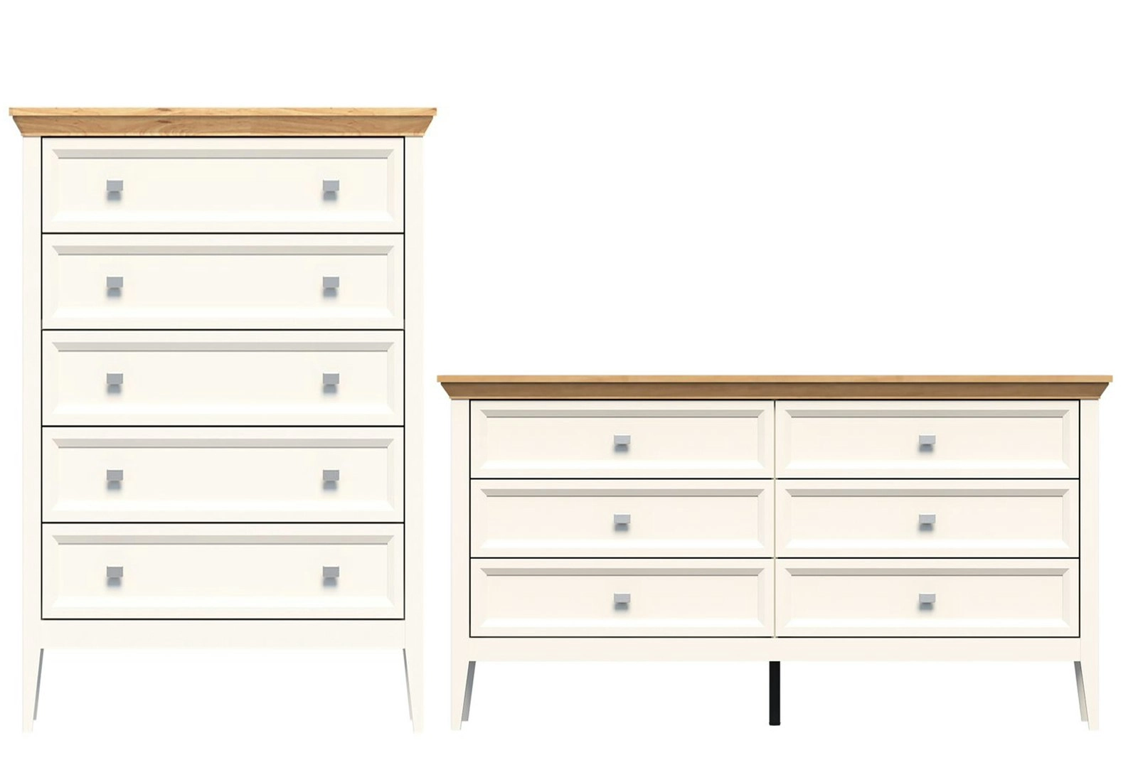 Coogee 5 Drawer Chest & 6 Drawer Tallboy Dresser