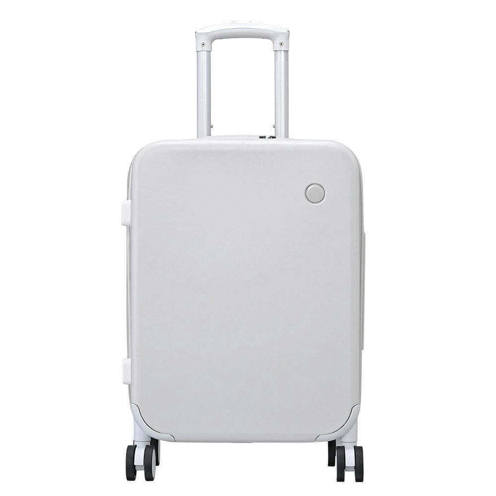 Tabibito 20" Luggage Hard Shell ABS Suitcase TSA Lock with Spinner Wheels White