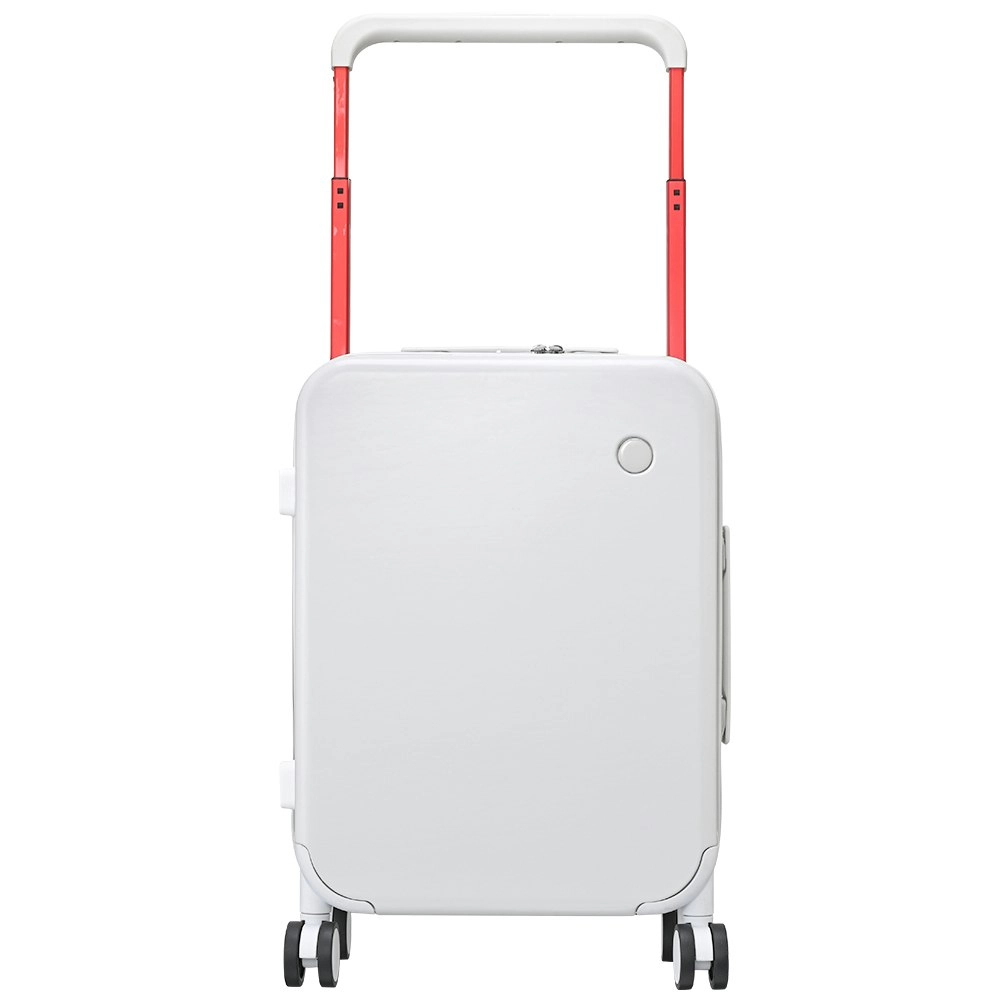 Tabibito 20" Luggage Wide Handle PC Hard Shell Travel Suitcase TSA Lock White