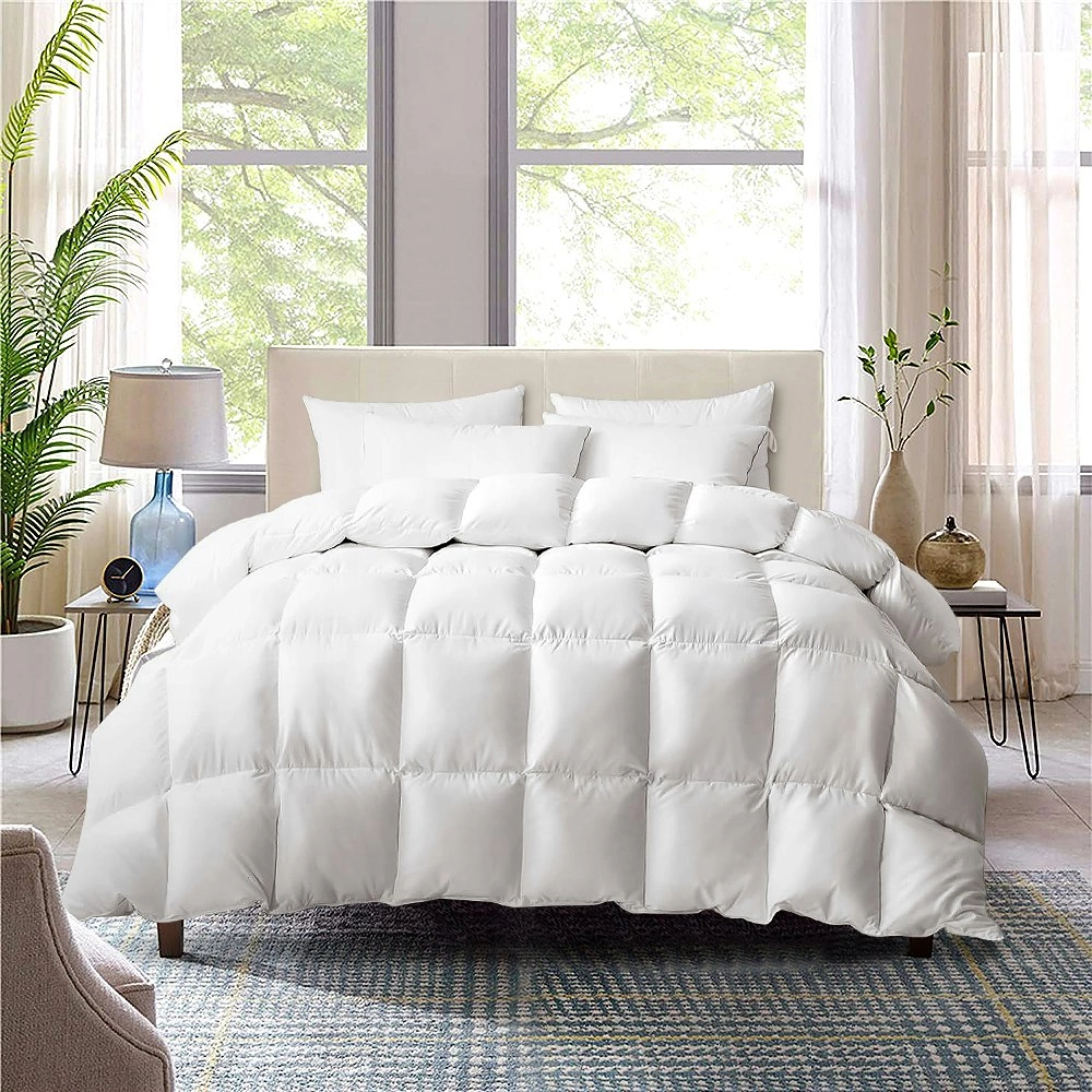 ZUNI Goose Down Duvet Quilt 800GSM Duvet Doona Winter Summer Quilt Queen