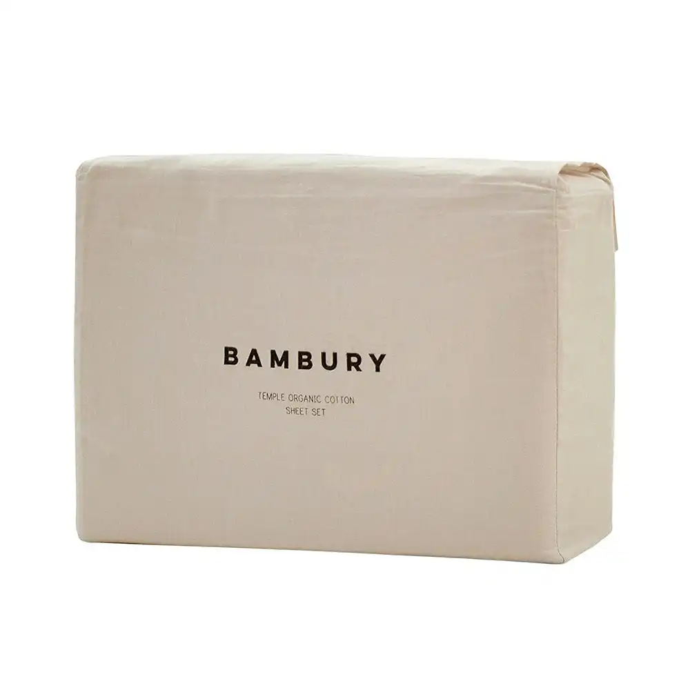 Bambury Temple Organic Sheet Set - Pebble