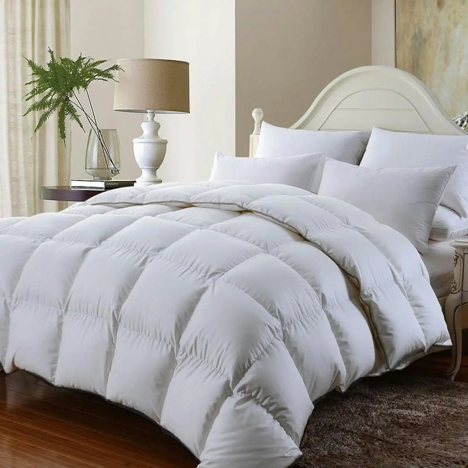 Royal Comfort 350GSM Luxury Soft Bamboo All-Seasons Quilt Duvet