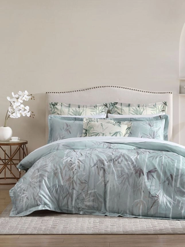 Grace By Linen House Bamboo Florette Quilt Cover Set