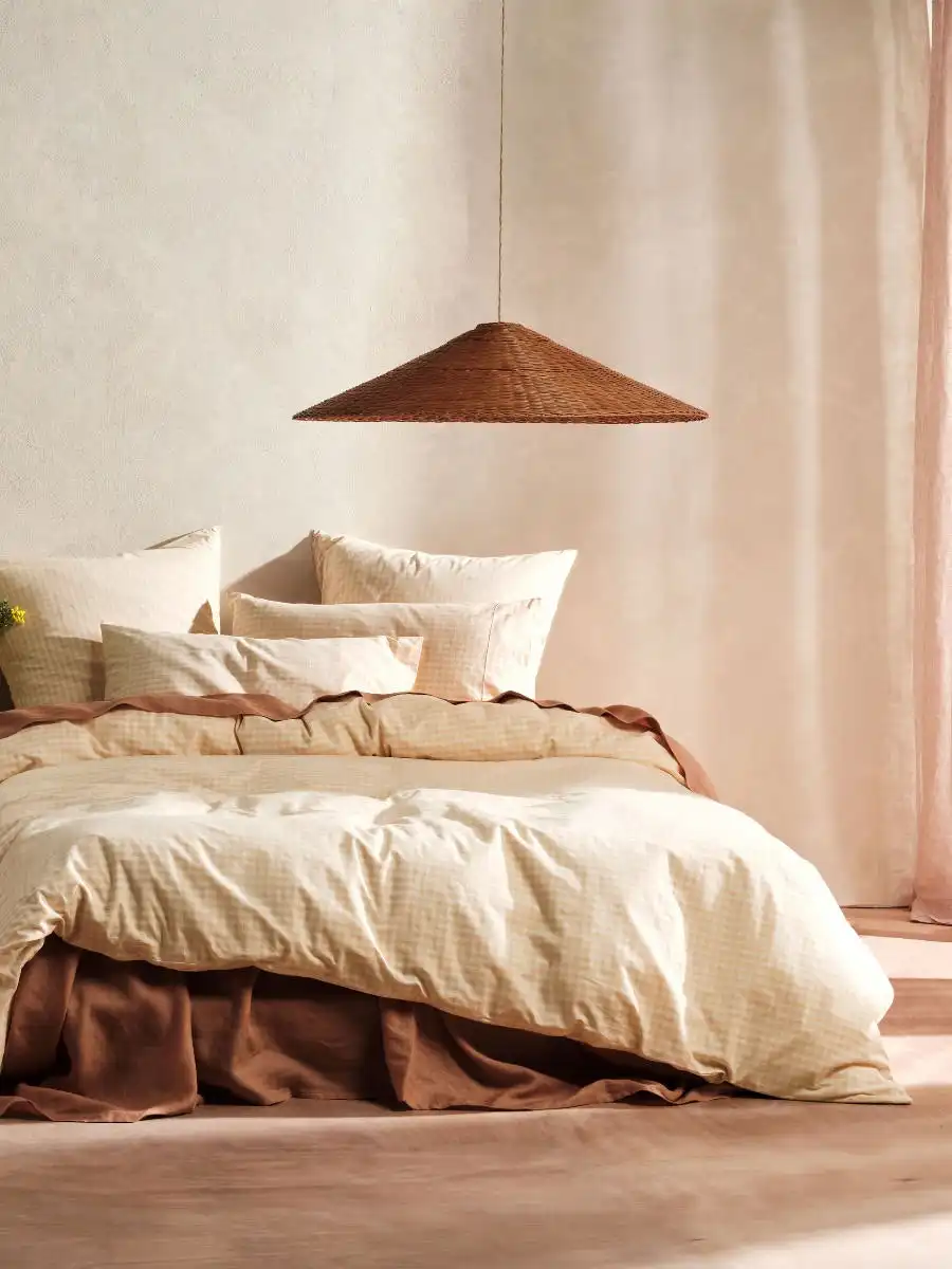 Linen House Springsteen Peach Quilt Cover Set