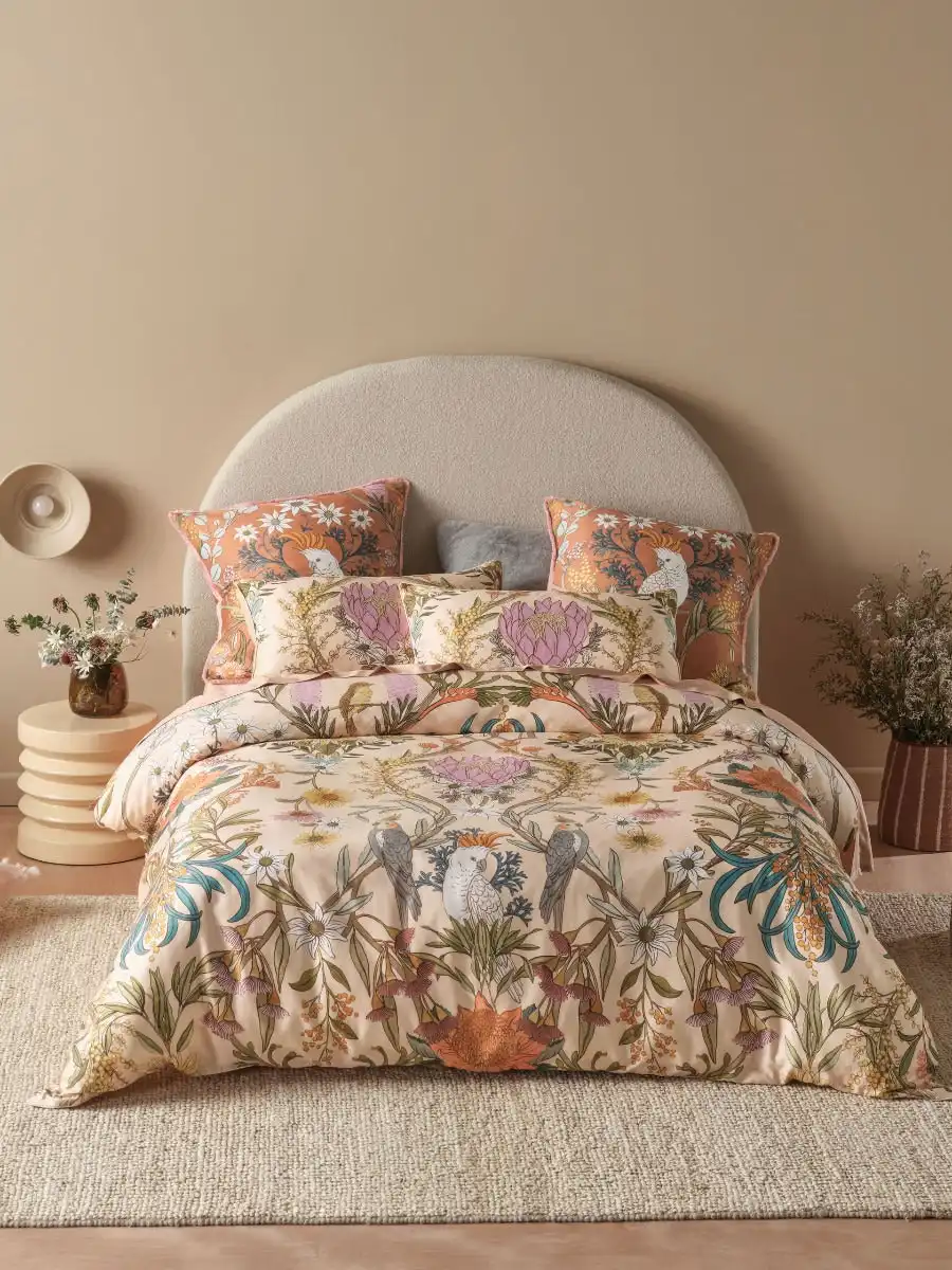 Linen House Victoria Quilt Cover Set   Apricot