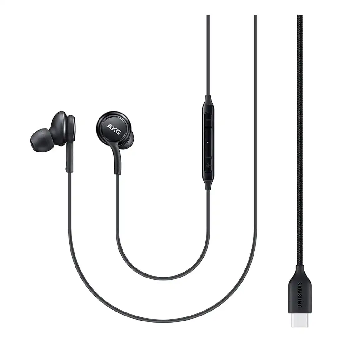 Samsung In-Ear Wired Earphones Type C By AKG EO-IC100BBEGWW - Black