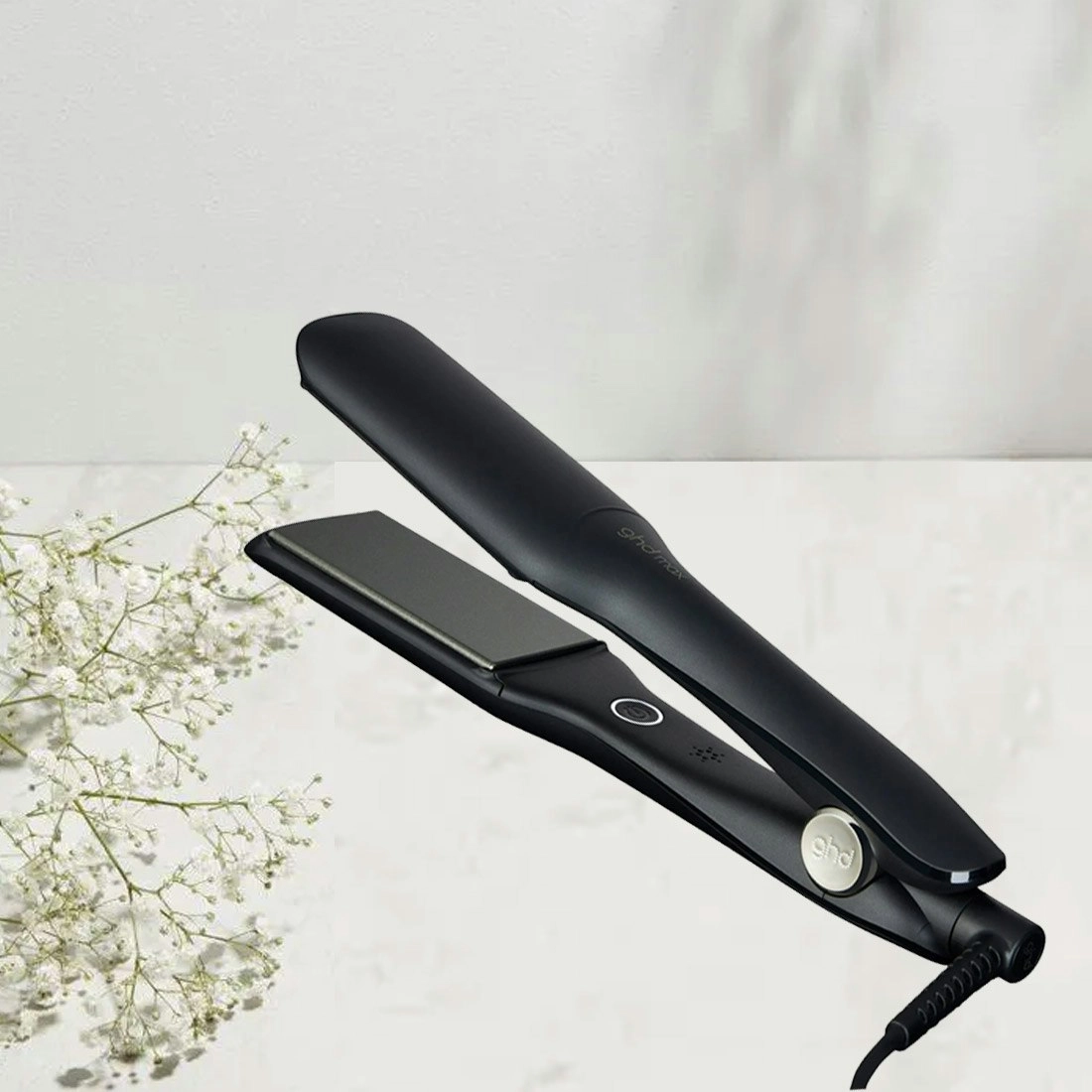 GHD Max Styler Wide Plates Professional Hair Straighteners - Black