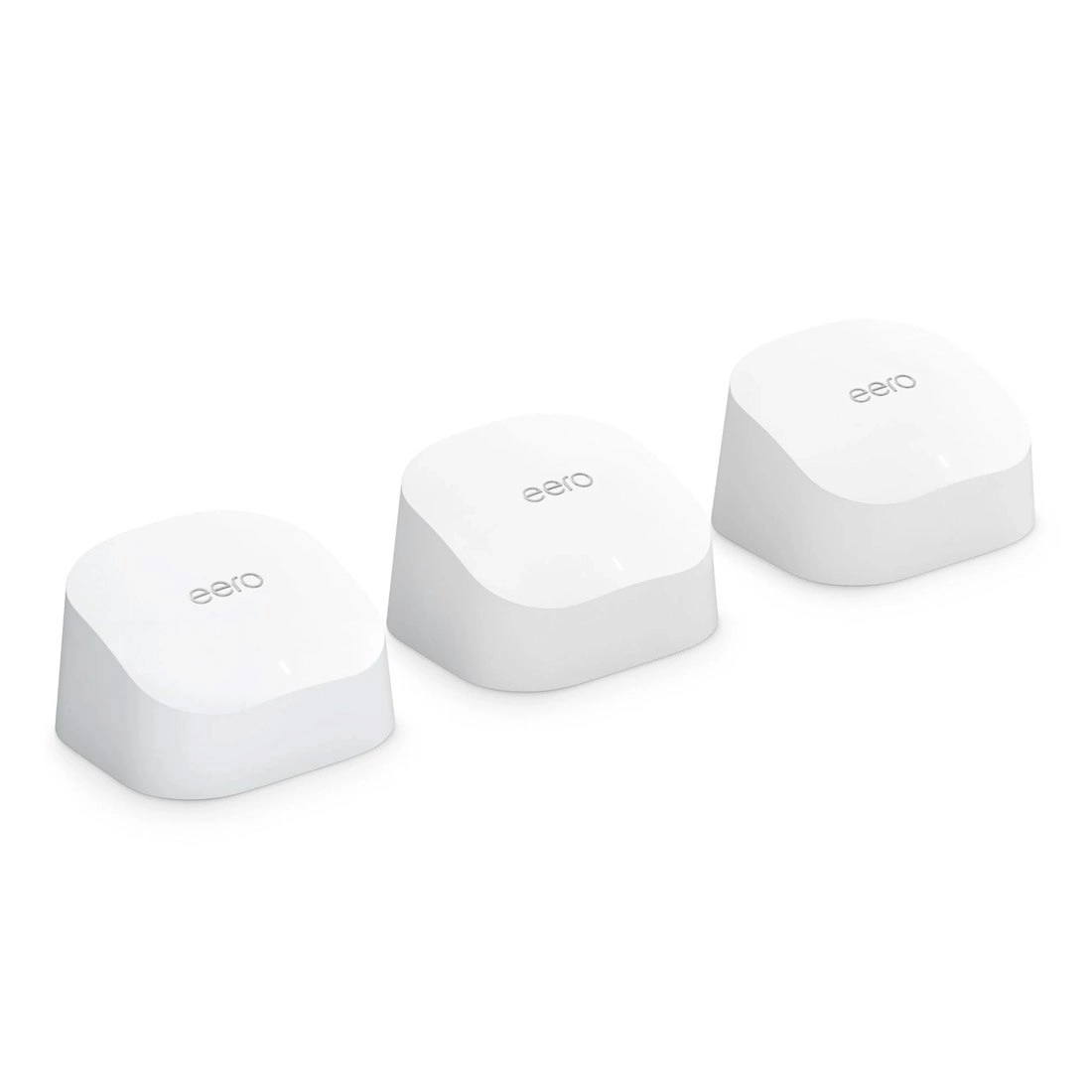 Amazon eero 6 TrueMesh Wi-Fi 6 Dual-Band System 3 Pack - White