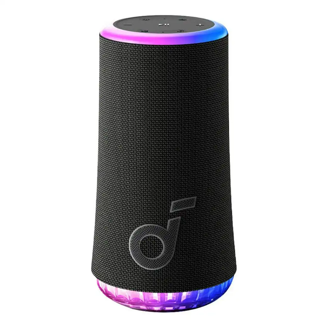 Soundcore Glow Portable Speaker with 30W 360 Sound and Light Show - Black