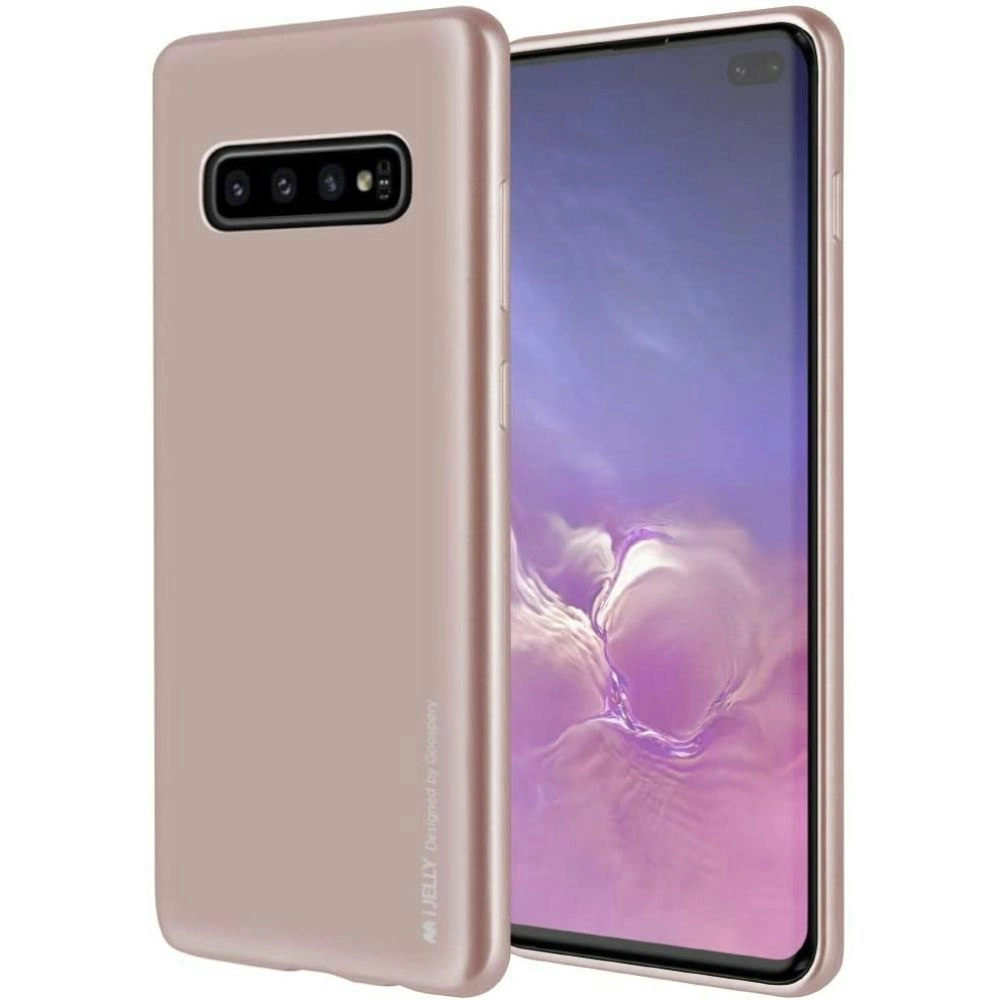 Goospery Metallic TPU Case for Galaxy S10+ 6.4" - Gold