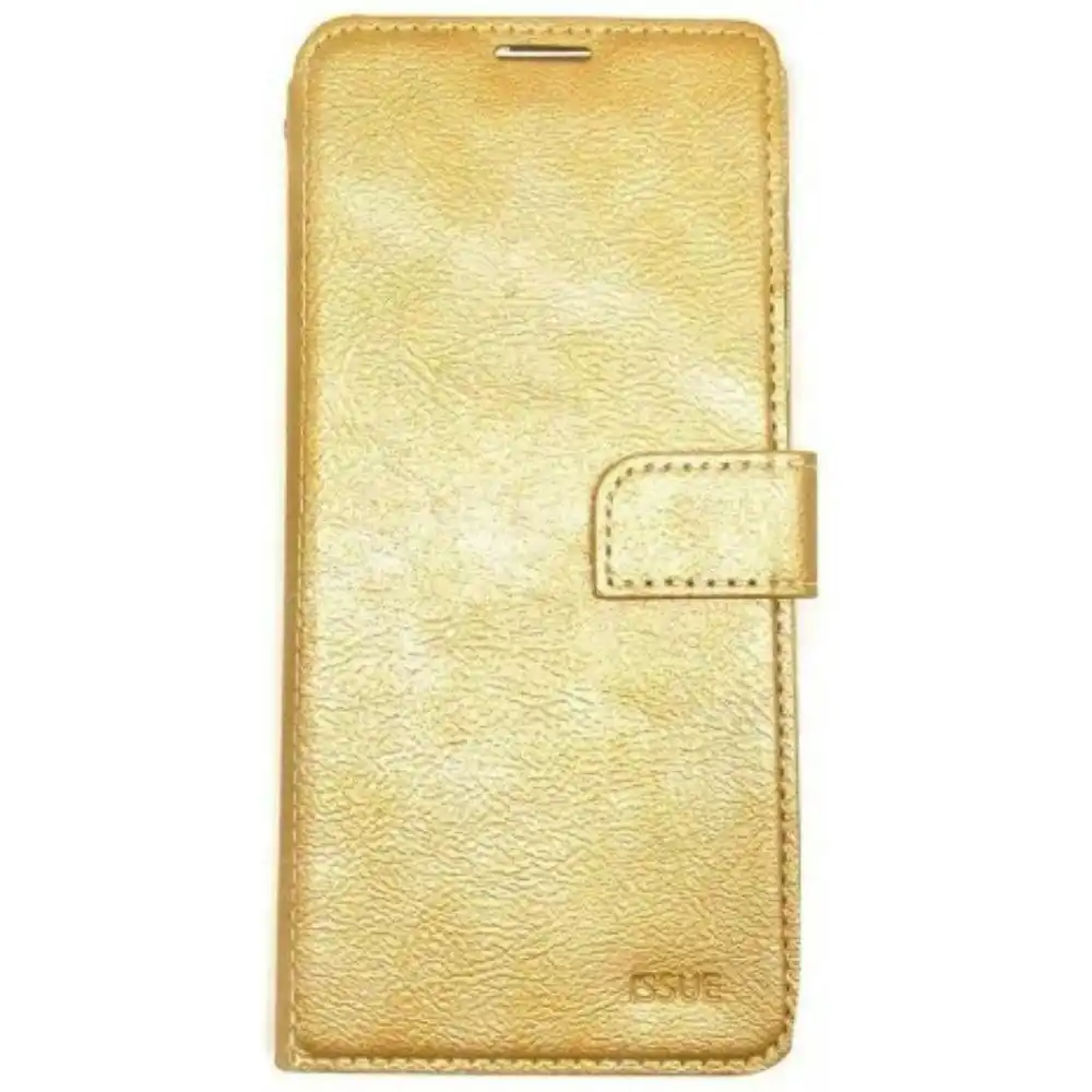 Issue Diary Case With Card Slot for Galaxy A32 6.4" - Gold