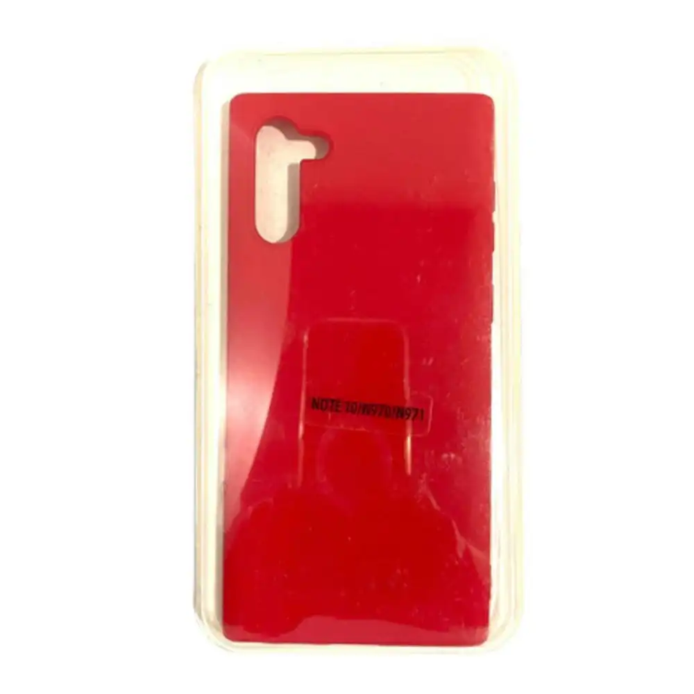 Hana TPU Jelly Case For Galaxy Note 10 6.3" - Red