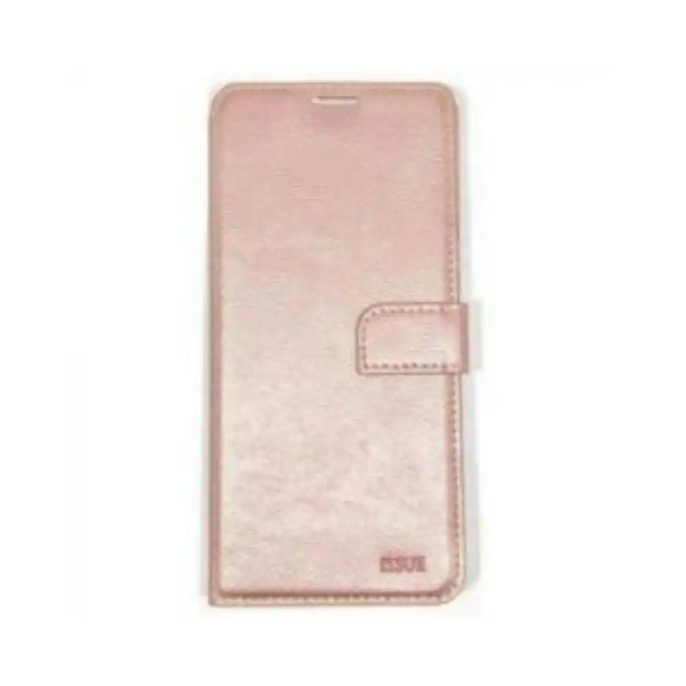 Issue Diary Case With Card Slot For Galaxy A70 - Gold