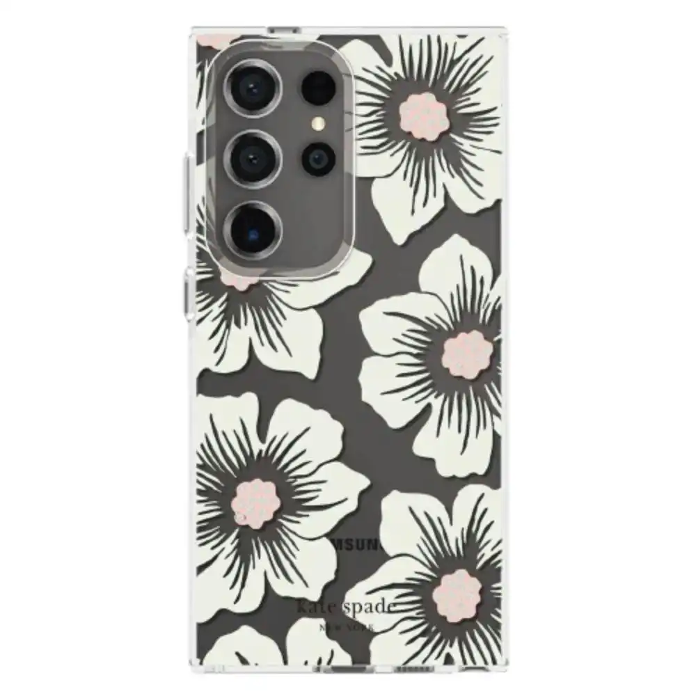 Kate Spade Hardshell Case For  Galaxy S24 Ultra - Hollyhock Cream