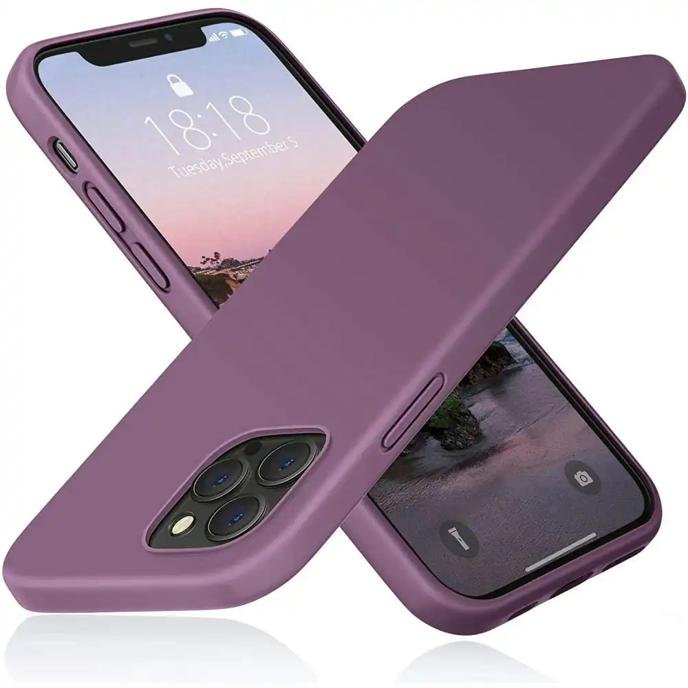 Hana TPU Jelly Case for iPhone 12 / 12 Pro 6.1" - Purple