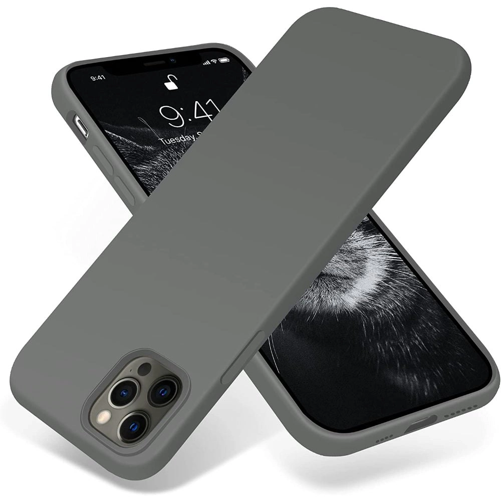 Hana TPU Jelly Case for iPhone 12 Pro Max 6.7" - Grey