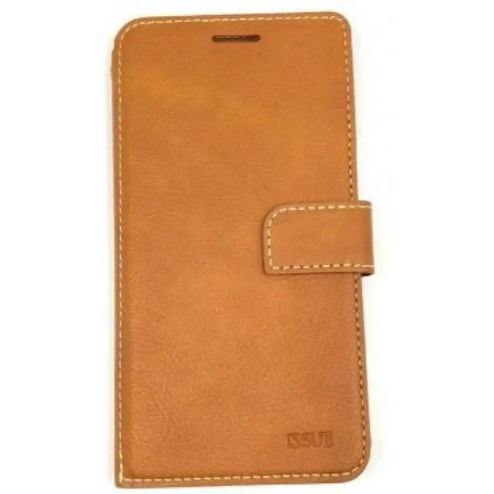 Issue Diary Case with Card Slot for iPhone 12 Mini 5.4" - Brown