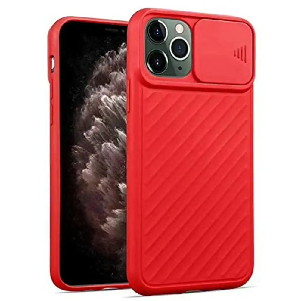 Camshield Camera Protection Case for iPhone 12 / 12 Pro 6.1" - Red