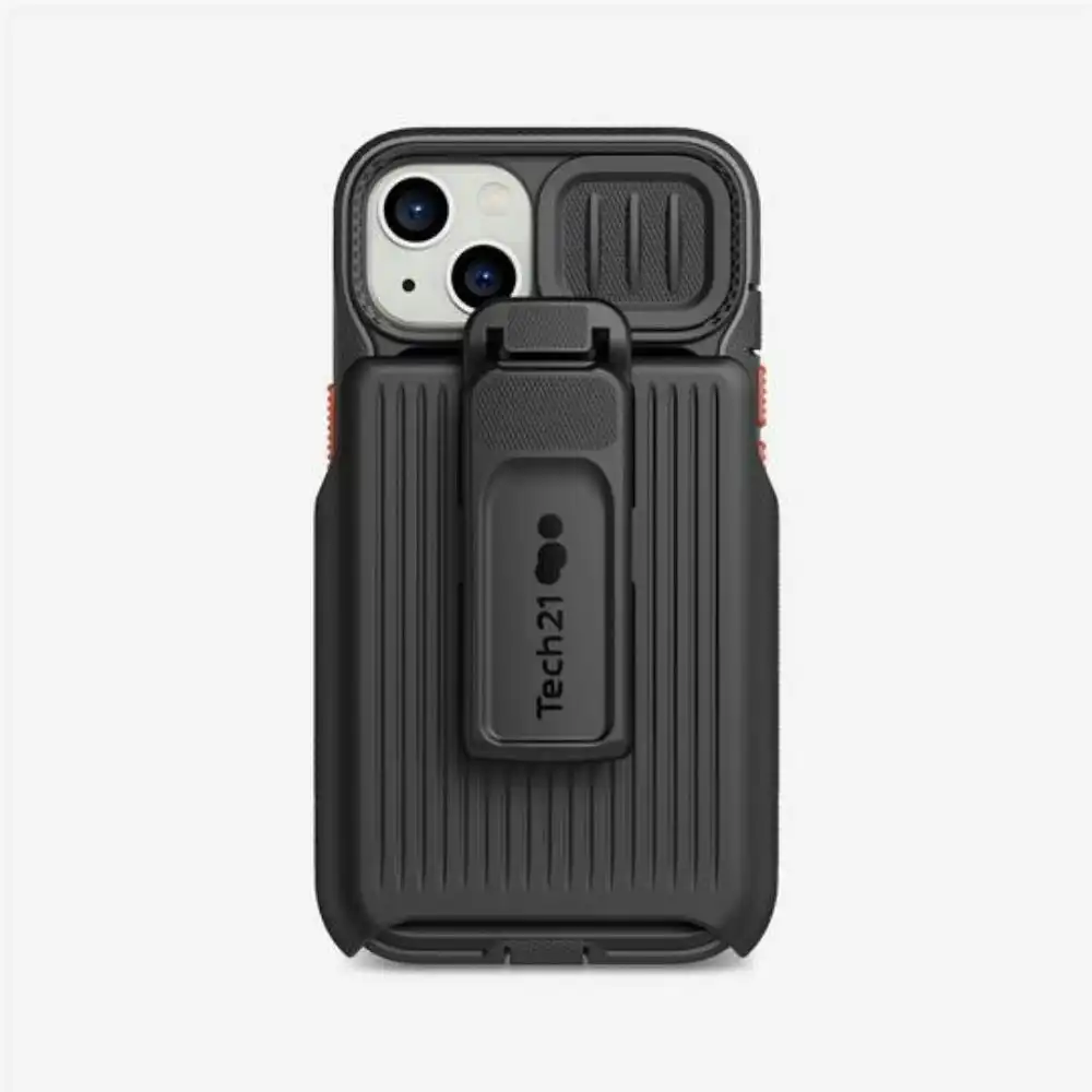 Tech21 Evo Max With Holster Case for iPhone 13 6.1" - Off Black