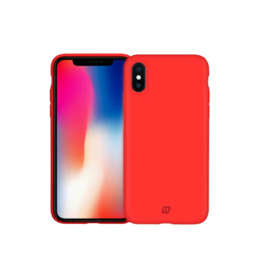 Momax Silky & Soft Protection Case for iPhone X / XS 5.8" - Red