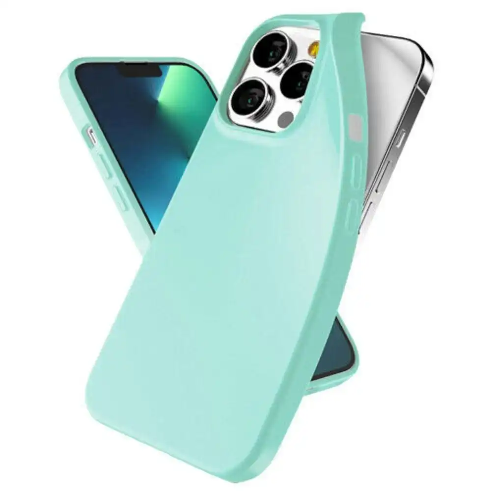 Soft Feel TPU Case For iPhone 13 Pro 6.1"- Mint