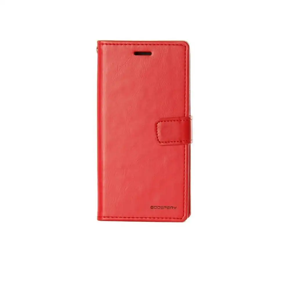 Mercury Mansoor Diary Case With Card Slot For iPhone XS Max 6.5" - Red