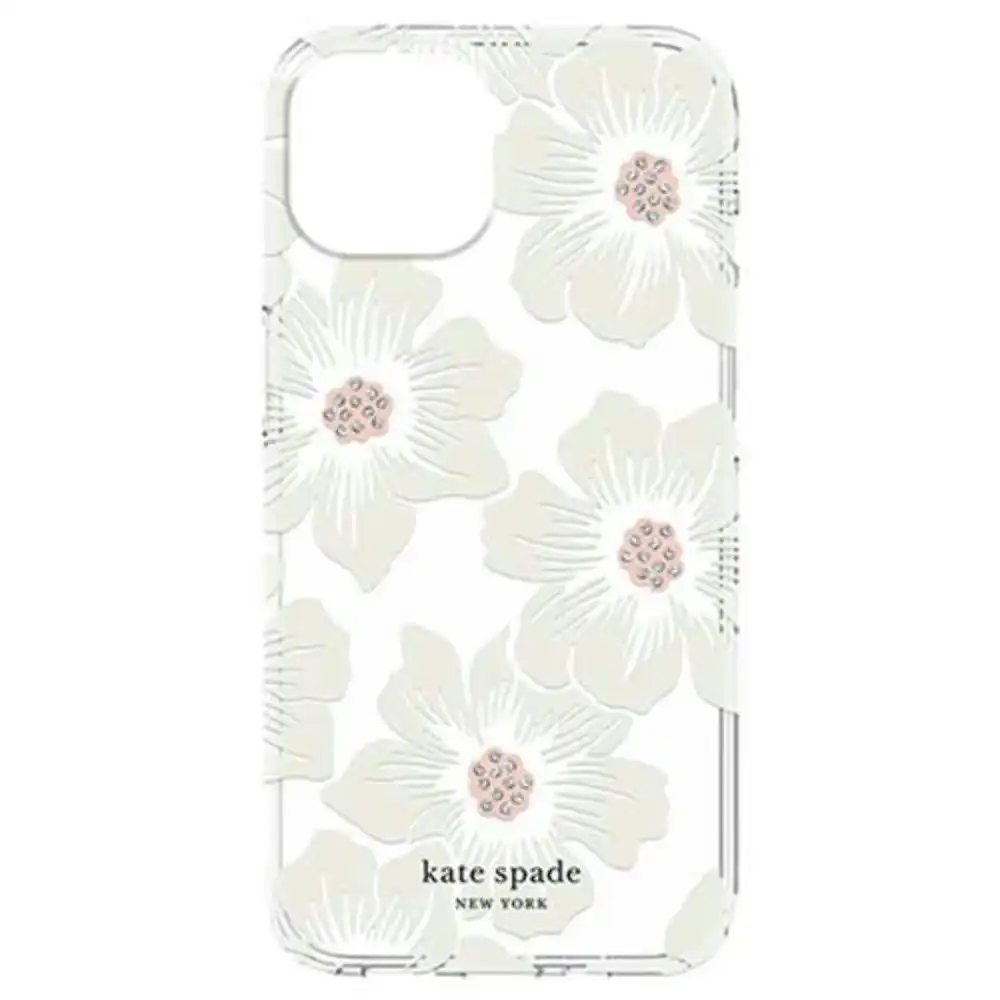 Kate Spade Hardshell Case For iPhone 14 6.1" - Hollyhock Floral