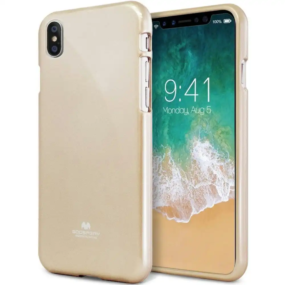 Goospery Metallic TPU Case For iPhone X/Xs - Gold